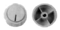 MANOPOLA CUCINA  S/ ASSE 8MM MARRONE